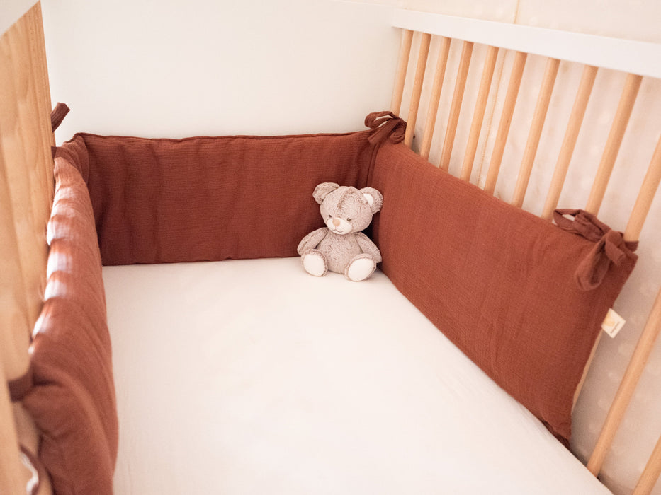 Bedbumper kinderen bruin