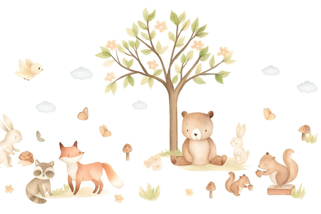 Behang stickers kinderkamer – Wandsticker – Baby en kinderkamer – 90 x 30 cm