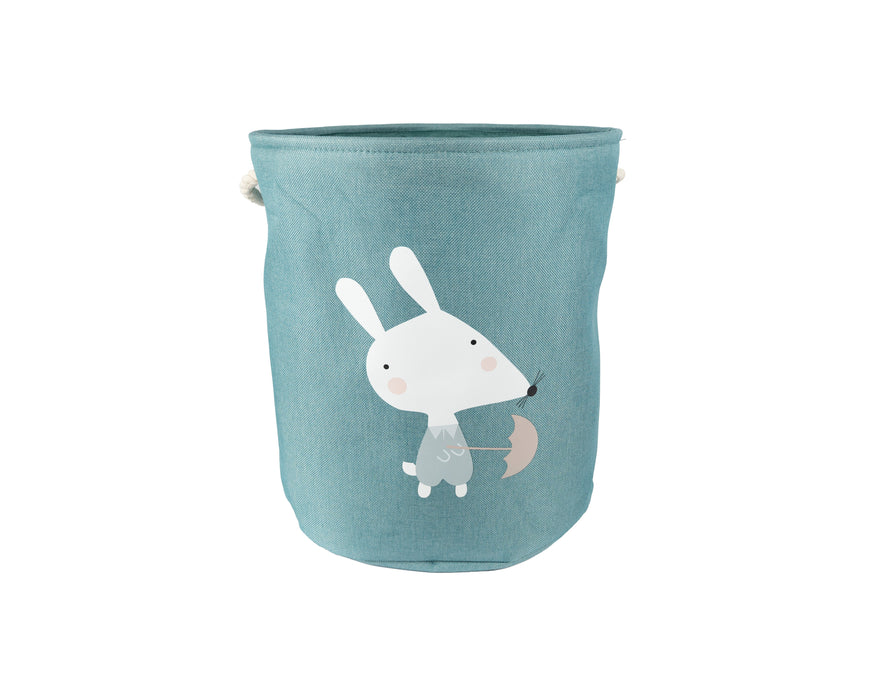 Speelgoedmand kinderen – Opbergmand babykamer - Blauw muis - 45 L