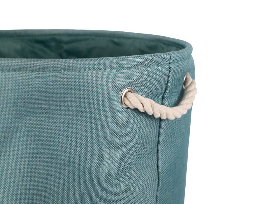 Speelgoedmand kinderen – Opbergmand babykamer - Blauw muis - 45 L