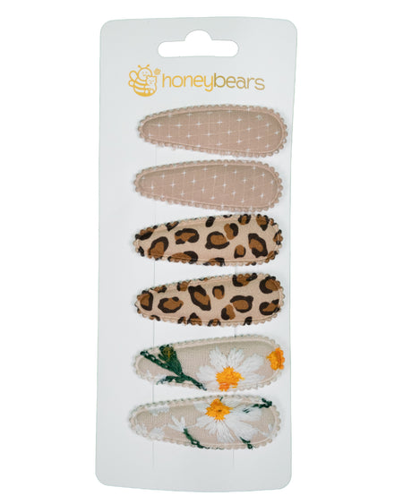 Set haarspeldjes kind panter