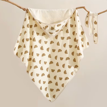 Hydrofiele badcape beertjes