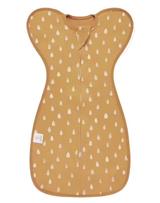 Honeybears Inbakerslaapzak – Slaapzak baby – Inbakerdoek baby – Geel - 0 tot 3 maanden - 60 cm