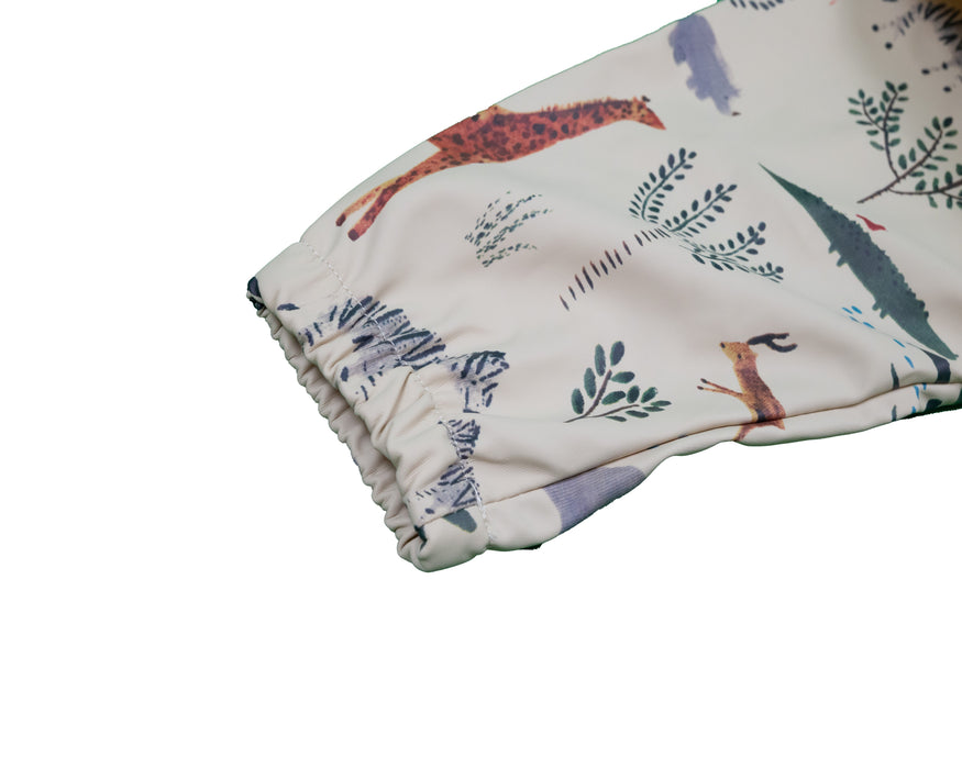Slab met mouwen – Waterproof slabbetje met mouw – Jungle print