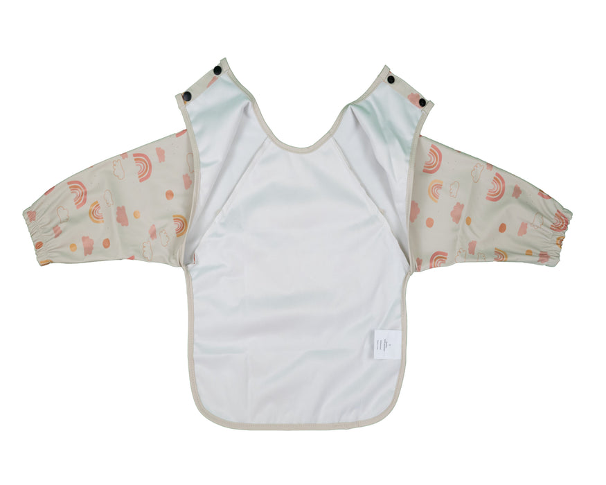 Honeybears Slab met mouwen – Waterproof slabbetje met mouw – Regenbogen