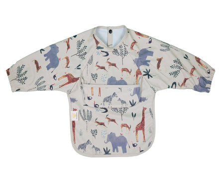 Jungle slabbetje met mouewen kinderen