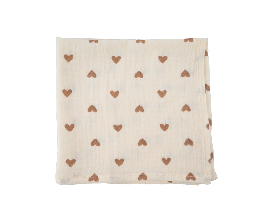 Hydrofiele doeken XXL hartjes 