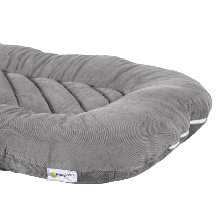 Babynestje – Zacht Babynest - Grijs – 75 x 45 cm