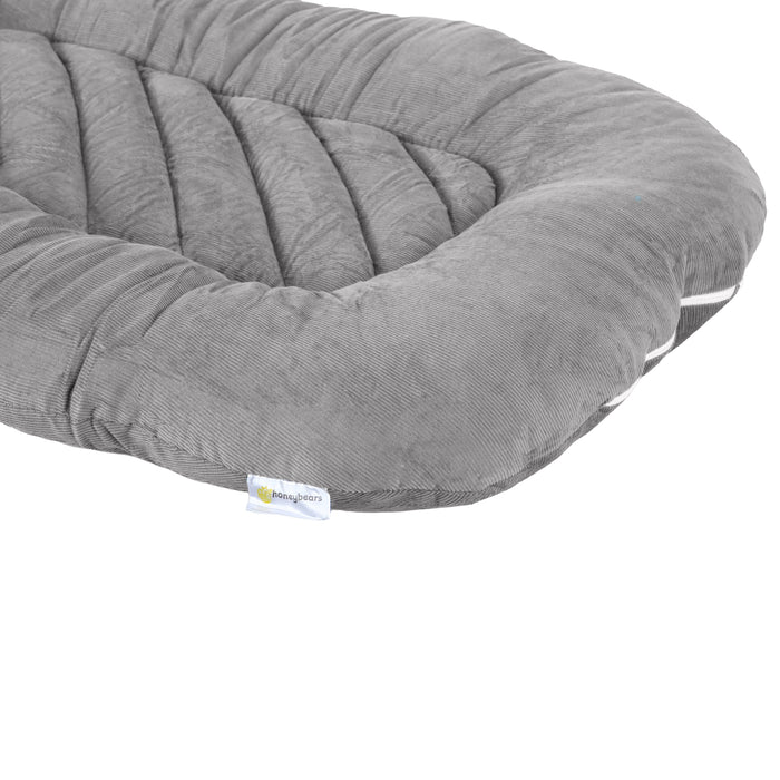 Babynestje – Zacht Babynest - Grijs – 75 x 45 cm