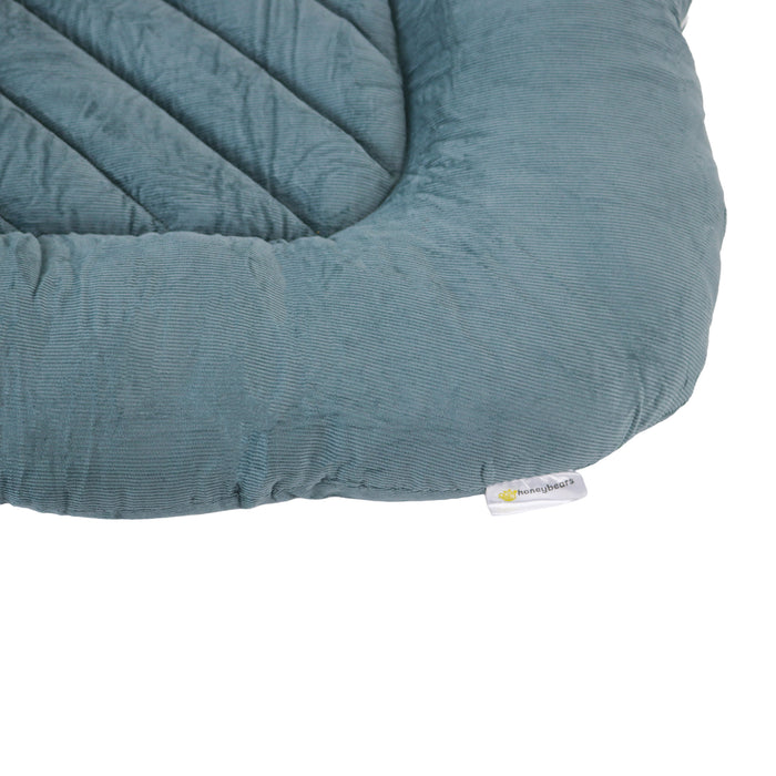 Babynestje – Zacht Babynest - Blauw, groen – 75 x 45 cm