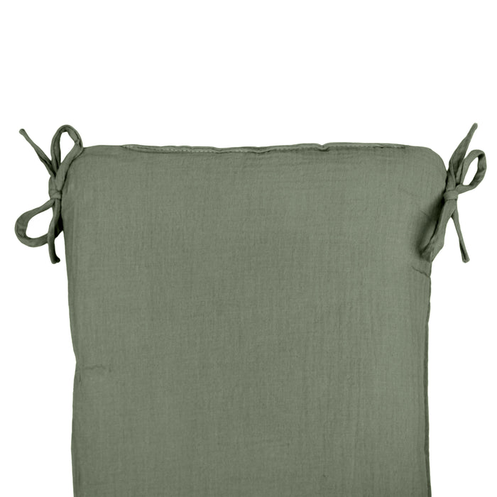 Baby Bedbumper – Box omrander – Hoofdbeschermer - Bedomrander ledikant – Bed omranderJongens/Meisjes – 180 x 30 cm - Groen