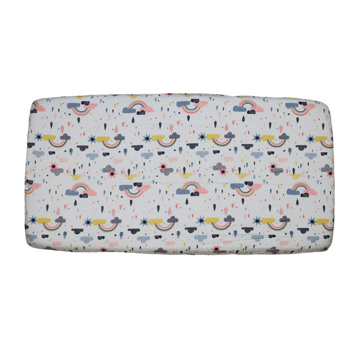 Honeybears hoeslaken ledikant Regenbogen - 120 x 60 cm