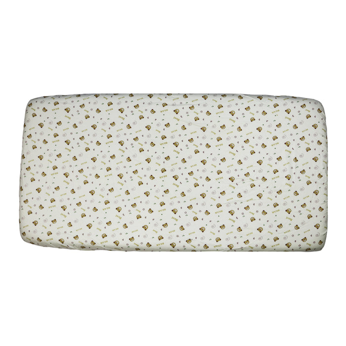 Hoeslaken ledikant - 120 x 60 cm - Beertjes