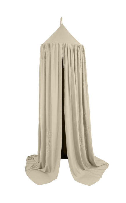 Mosquitera color crema de 270 cm – Mosquitera para bebé – Algodón – Poliéster – Dosel – Mosquitera infantil – Velo para bebé – Tienda de cuna